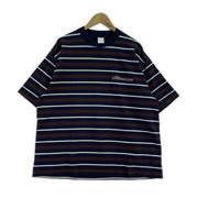 半袖Tシャツ・カットソー plllllleeeasse/ボーダー/紺