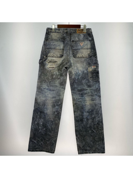 GUESS デニム・ジーンズ 転写プリントペインターデニム