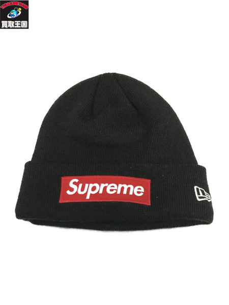 supreme ニット帽　黒