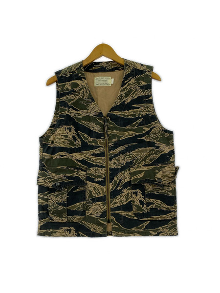 ジレ・ベスト タイガーカモ ベスト