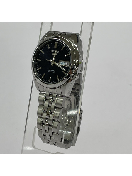 訳あり スケルトン SEIKO 自動巻き 腕時計 黒文字盤 item-22090501_1.jpg