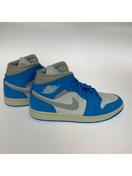 NIKE スニーカー WMNS Air Jordan 1 Mid Dark Powder Blue