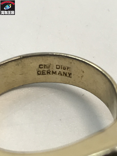 Cchristian Dior クリスチャンディオール 石付 リング アクセサリー 