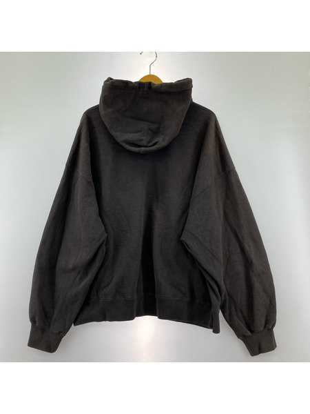 refomed KINCHAKU ZIPUP HOODIE 2 ブラック RE22AW-CU05