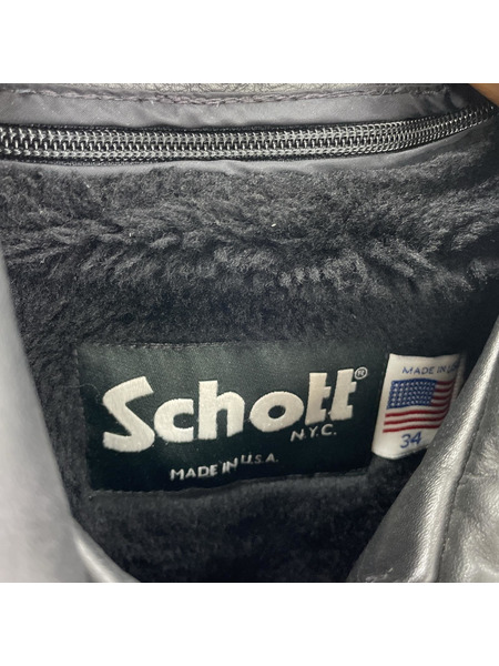 schott ライダース ライナー付キシングルライダース 34｜商品