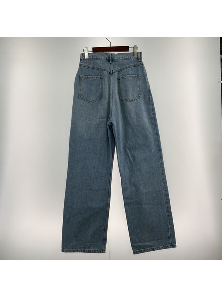FRAY I.D 23AW ハイウエストタックデニム（0）青[値下]