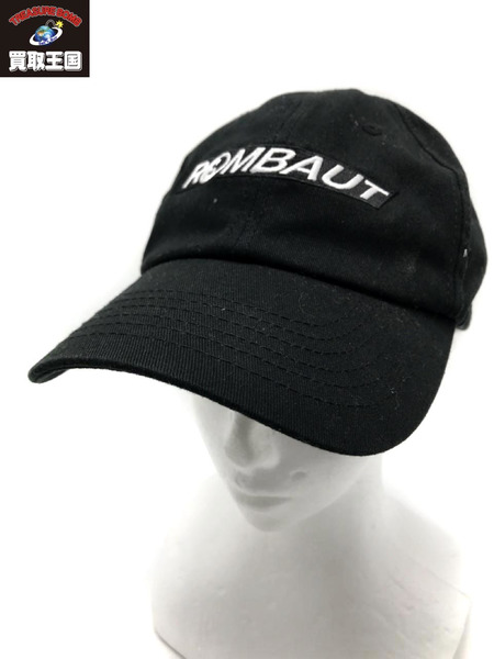ROMBAUT ロンバート Logo Baseball Cap ロゴキャップ 黒[値下]