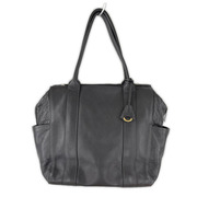 aniary レザーボストンバッグ ブラック