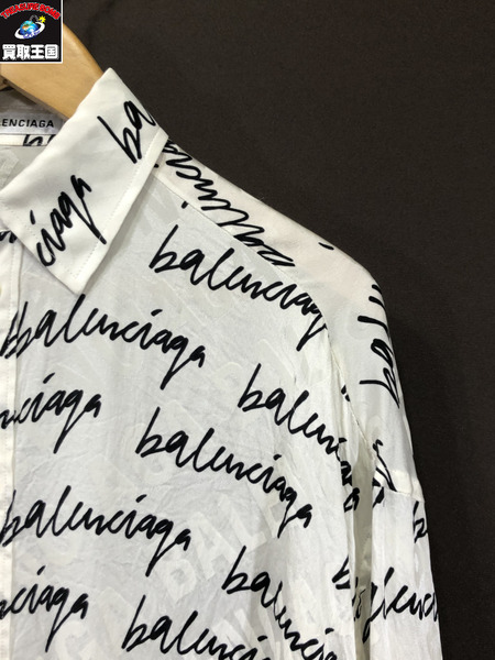 20AW SCRIBBLE PRINT COTTON SHIRT