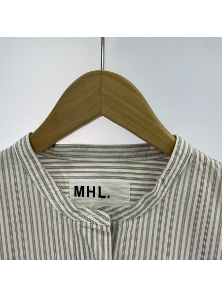 MHL. 長袖シャツ ストライプ