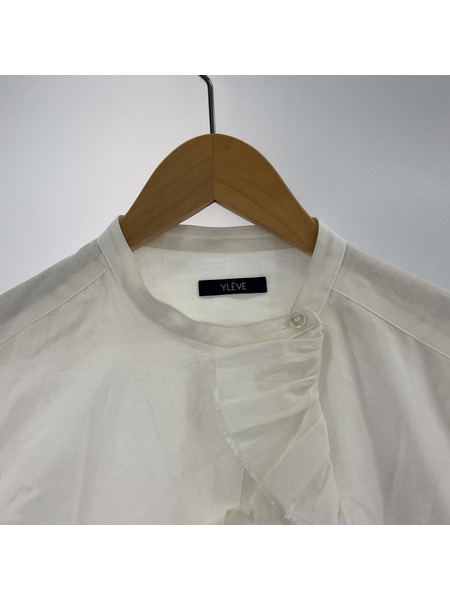 長袖Tシャツ・カットソー YLEVE ラッフルブラウス[値下]