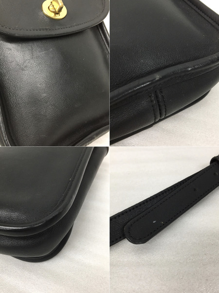 COACH　ショルダーバッグ オールド オールレザー 黒