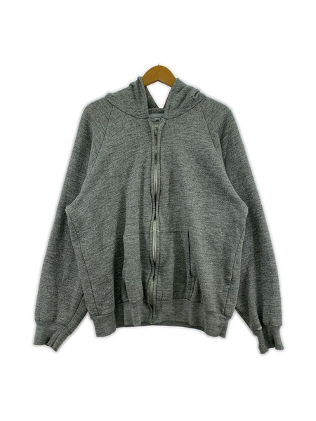 OLD・VINTAGE パーカー(ジップアップ) 70s ジップパーカー ダブルフェイス グレー