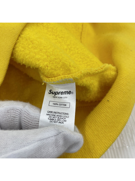 Supreme Supreme Small Box Zip Up Hooded Sweatshirt M イエロー