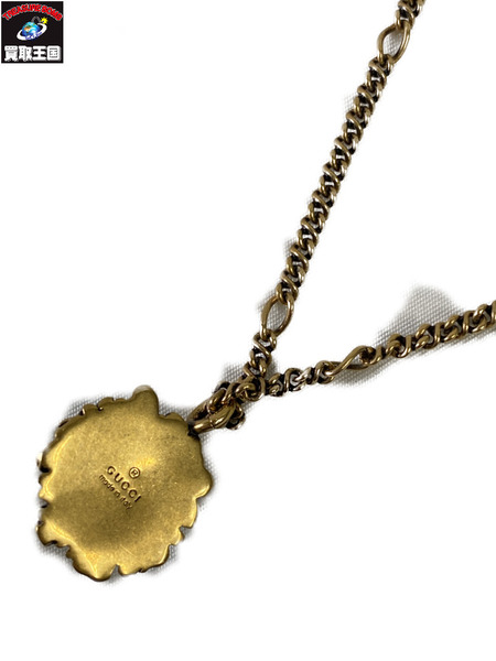 GUCCI ライオンヘッドネックレス メタル