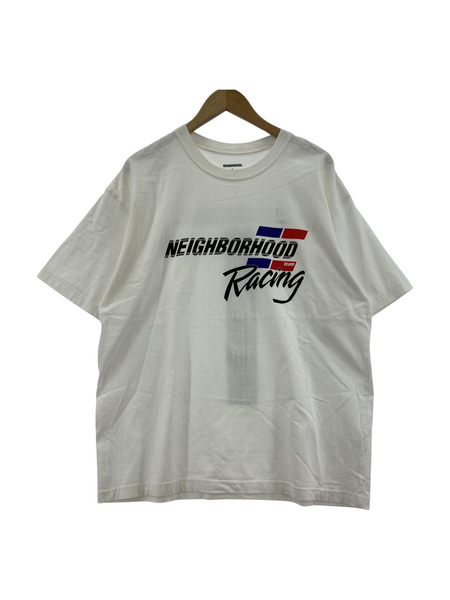 NEIGHBORHOOD 半袖Tシャツ・カットソー 23SS Racing Tee 白 (L)[値下]