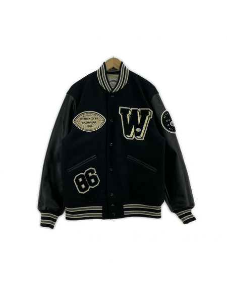 HOUSTON ジャケット メルトンアワージャケット/黒