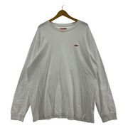 Supreme 長袖Tシャツ・カットソー L/S Small box logo カットソー (XL)WHT