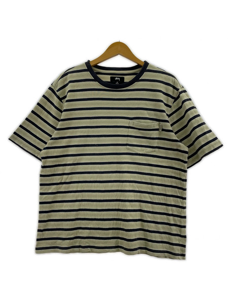 STUSSY 半袖Tシャツ・カットソー ボーダー