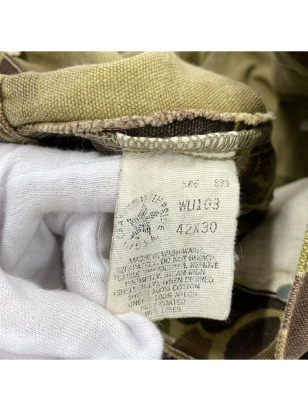 Carhartt パンツ USA製 ダックハンターカモ