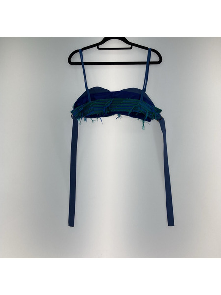 MAISON SPECIAL/サイドスリットフリンジビスチェ[値下]