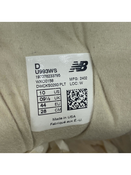 NEW BALANCE スニーカー 993 Sea Salt[値下]