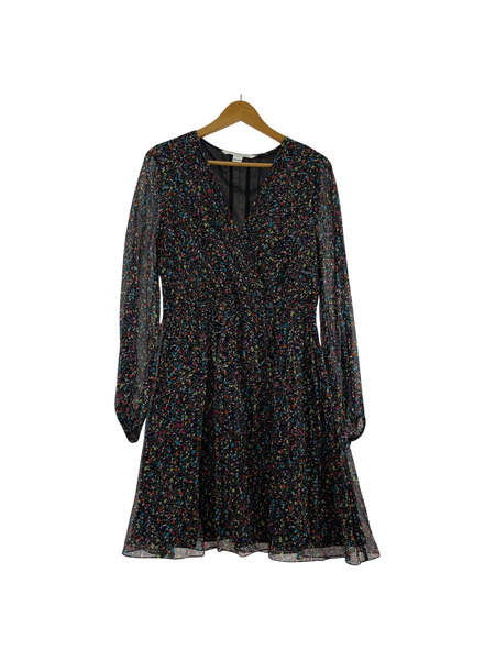 DIANE von FURSTENBERG 総柄カシュクールワンピース[値下]