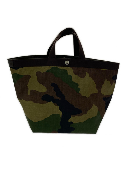 Herve Chapelier トートバッグ カモフラ/舟型トート