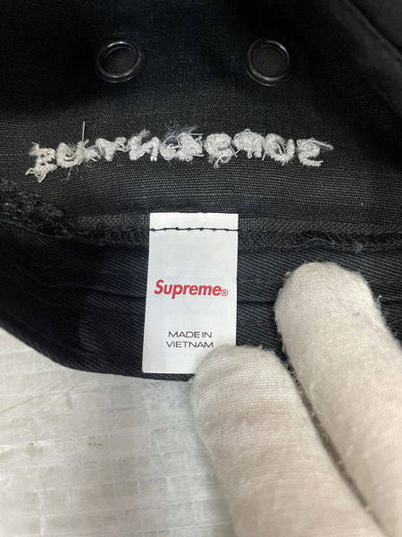 Supreme 25AW Military Camp Cap Black リップストップ 黒