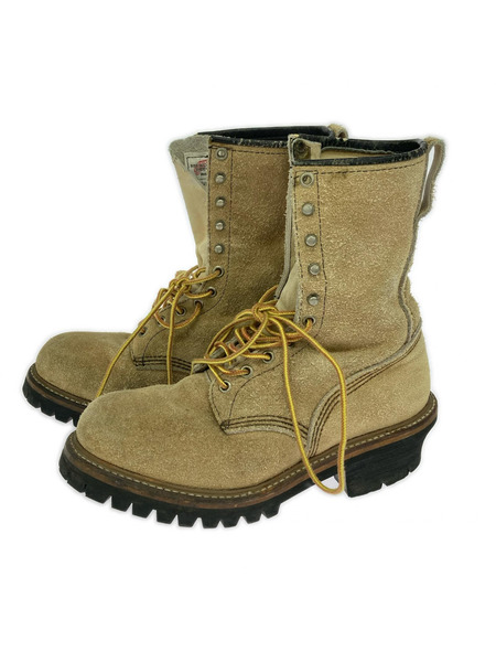 RED WING ブーツ スエード ロガーブーツ 7 1/2D