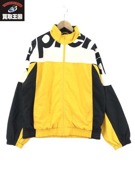 supreme shoulder logo track jacket イエローメンズ - ナイロンジャケット