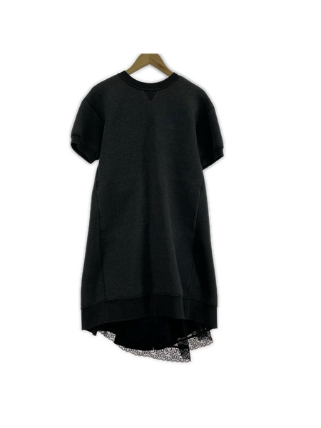 NIKE×Sacai バックプリーツ スウェット ワンピース S 716913-010[値下]