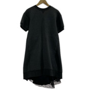 NIKE×Sacai バックプリーツ スウェット ワンピース S 716913-010