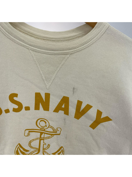 WAREHOUSE スウェット・トレーナー U.S.NAVY スウェット (S)