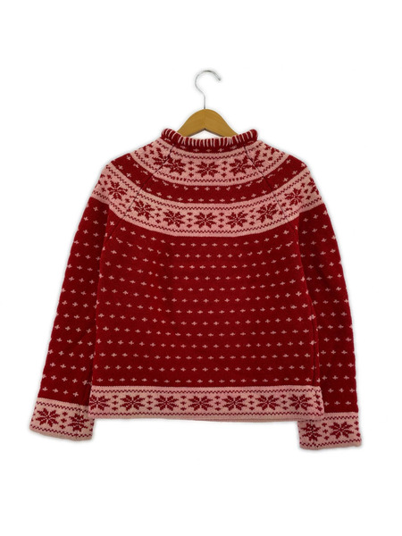JUNYA WATANABE COMME des GARCONS ニット・セーター ノルディック柄 レッド