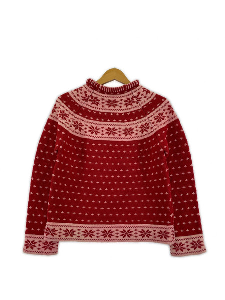 JUNYA WATANABE COMME des GARCONS ニット・セーター ノルディック柄 レッド