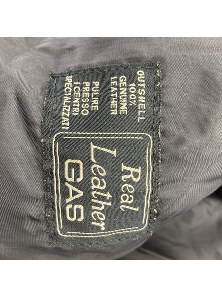 GAS Real Leather ジャケット  BLK