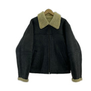 ミリタリージャケット WIND ARMOR ムートン ジャケット BLACK