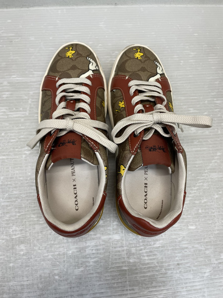 未使用】COACH スニーカー ベルクロ式 25cm