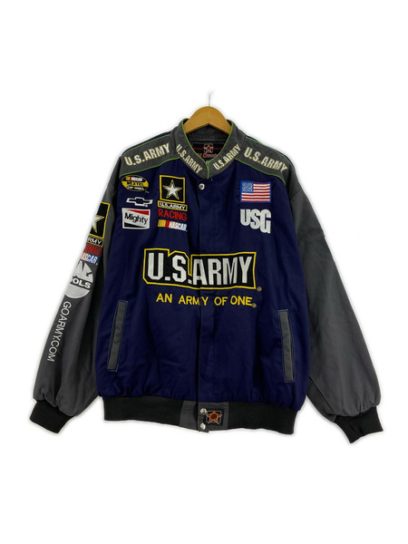 ジャケット JH DESIGN ワッペン刺繍レーシングジャケット[値下]