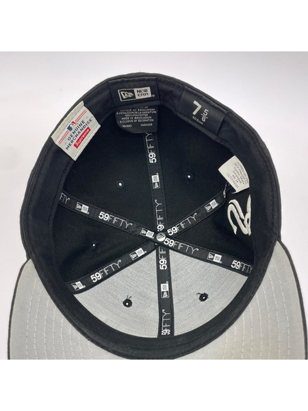 Supreme キャップ 24ss New Era Box Logo CAP White Sox 黒