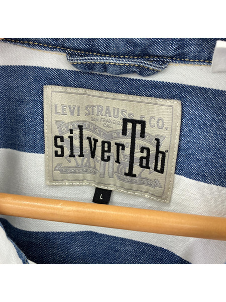 Levi's 長袖シャツ SILVER TAB ストライプ (L)[値下]