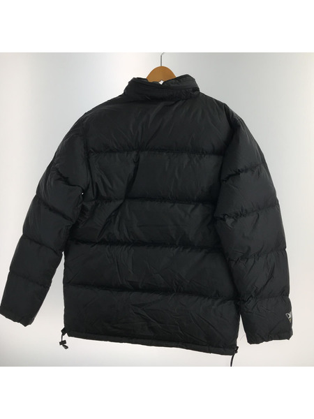 STUSSY ジャケット 中綿/リバーシブル/XL/総柄/ブラック