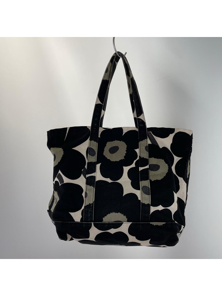marimekko トートバッグ PERUSKASSI PIENI UNIKKO 白/黒