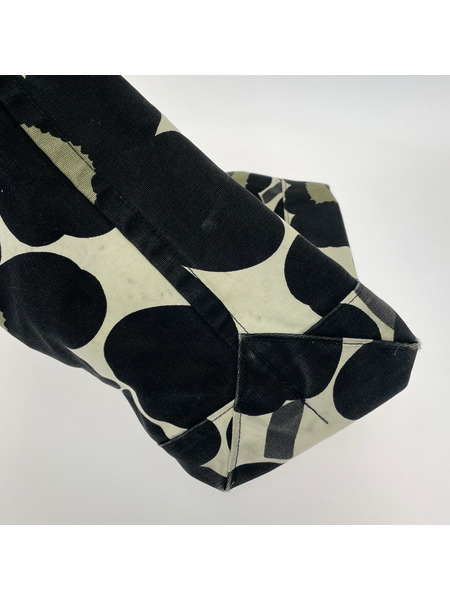 marimekko トートバッグ PERUSKASSI PIENI UNIKKO 白/黒