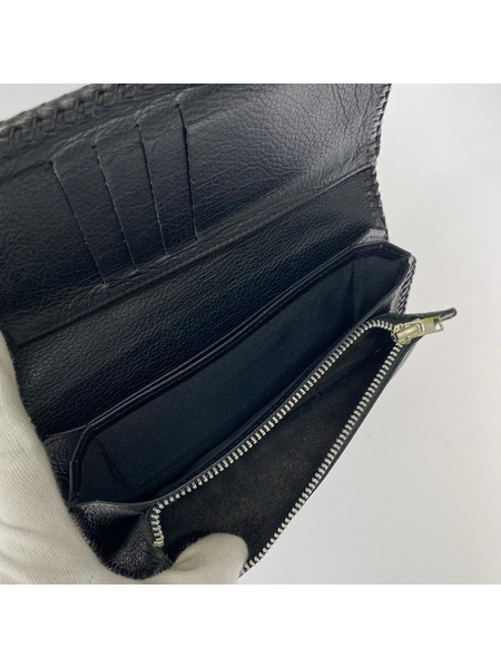 長財布 レザー 型押シ 長財布[値下]