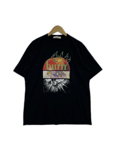 UNDERCOVER 25SS TEE burn プリントTee 3 ブラック
