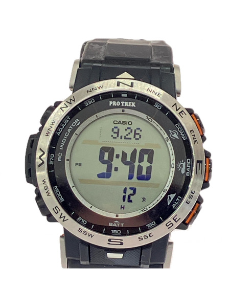 CASIO メンズ時計 PROTREK PRW-30 電波ソーラー腕時計