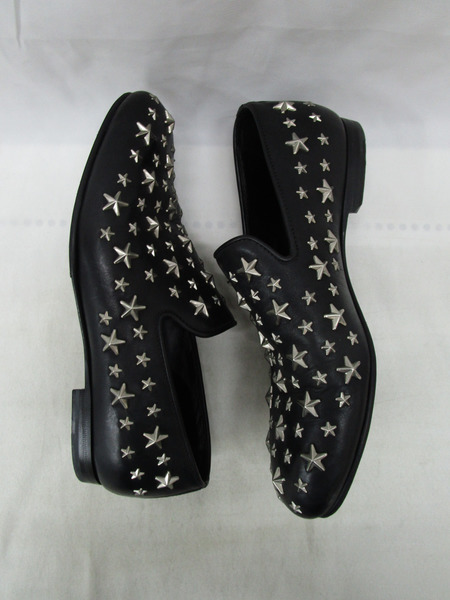JIMMY CHOO/ローファー/スリッポン/40/スタッズ