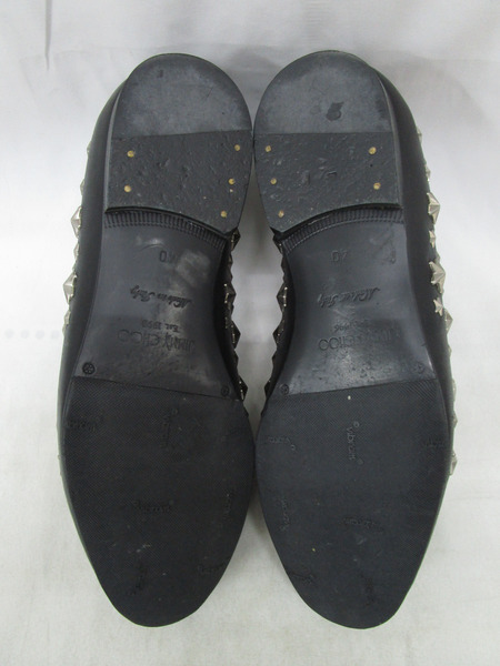 JIMMY CHOO/ローファー/スリッポン/40/スタッズ
